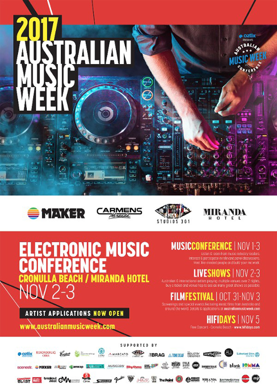 Australian Music Week Returns! - blog post image