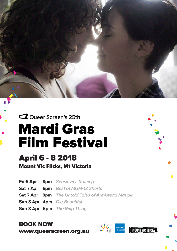 Mardi Gras Film Festival ‘18 screening @ Mount Vic Flicks - blog post image