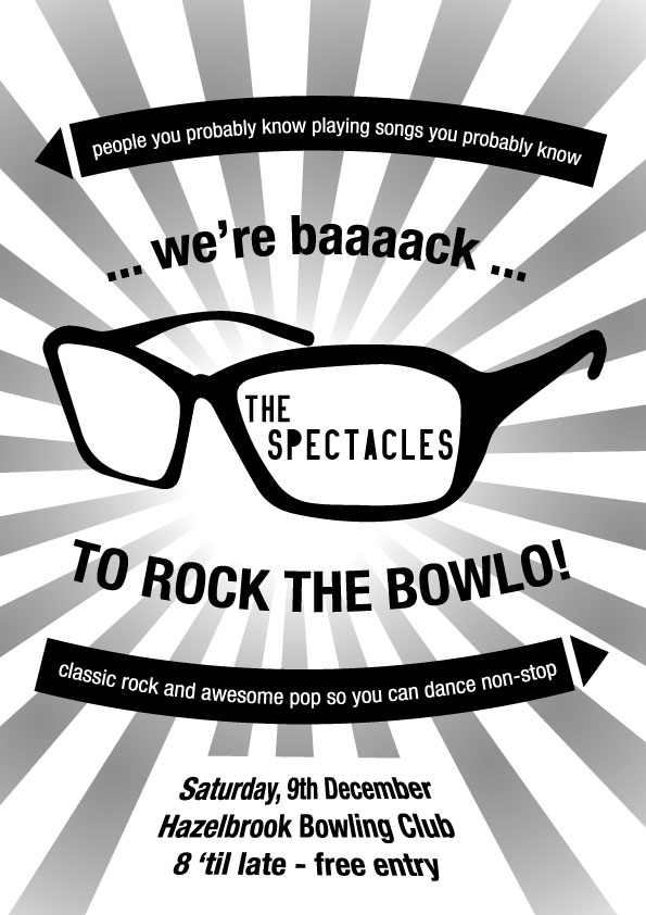 The Spectacles are back at the Bowlo! - blog post image 