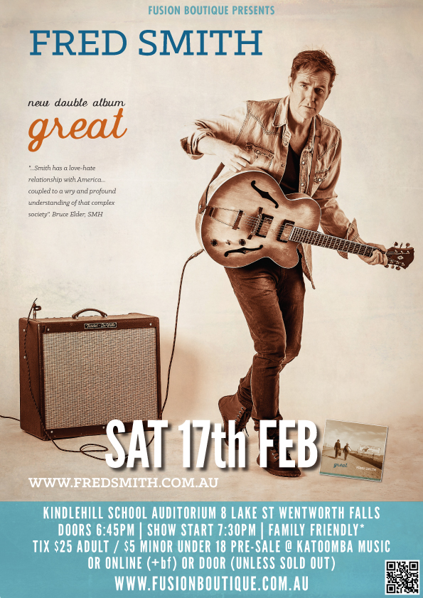 ​Fred Smith's 'Great' CD launch tour - blog post image