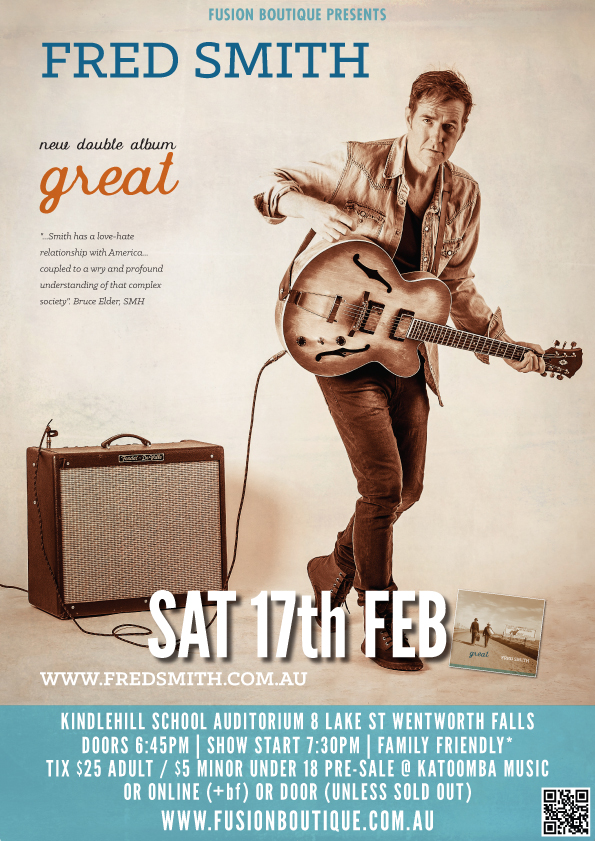 ​Fred Smith's 'Great' CD launch tour - blog post image 